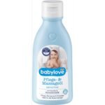The light babylove care milk cares for the delicate skin of the baby - provides a cozy softness.
