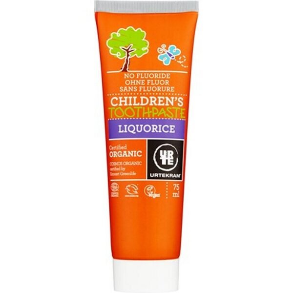 Effective, simple toothpaste for children, which thoroughly cleans teeth and does not cause irritation. Contains natural chalk that gently removes impurities and deposits from the tooth surface.