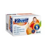 Vibovit Junior - a dietary supplement containing vitamins that support, among others the skeletal and nervous system of a child. The product is intended for children aged 4-12.