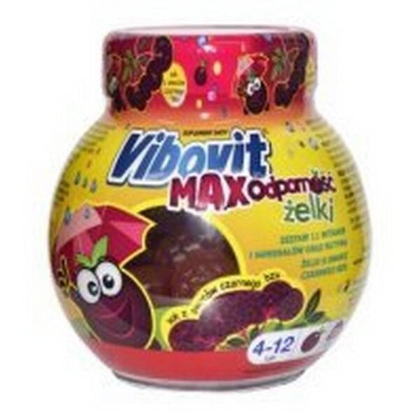 Vibovit Max Immunity - a dietary supplement containing elderberry extract, vitamins, minerals and routine.
