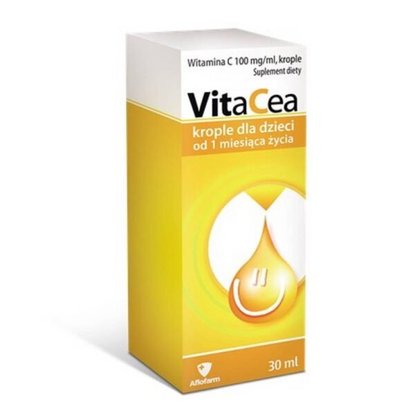 Vitacea - a dietary supplement containing vitamin C. The product is intended for children from 1 year of age.