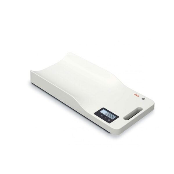 Electronic baby scale (III), with practical handle for mobile use.