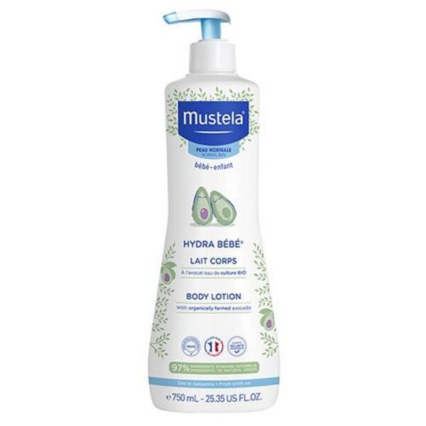 Moisturizing body lotion for babies and children from the first days of life