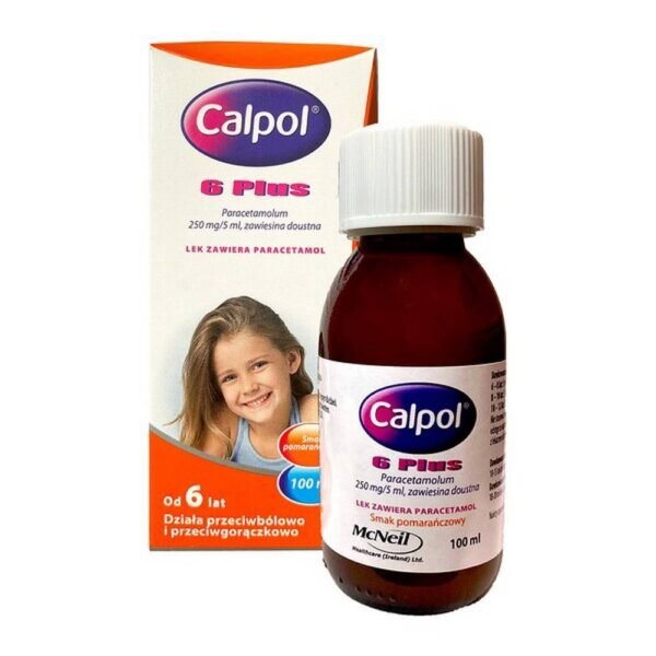 Calpol 6 Plus suspension is a drug for use in pain and fever in children from 6 years of age, e.g. during colds and flu.