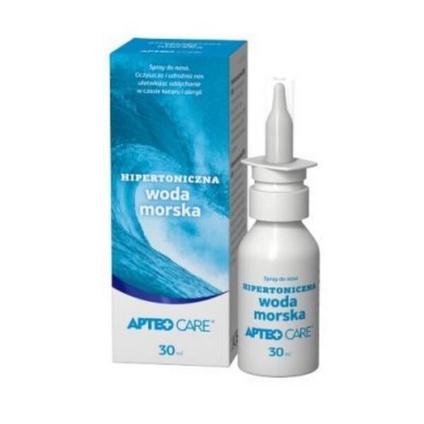 Medical device APTEO CARE hypertonic sea water is a sea water solution used both in adults and children over 3 years of age. It contains natural sea water from the depths of the Atlantic Ocean along with valuable minerals.