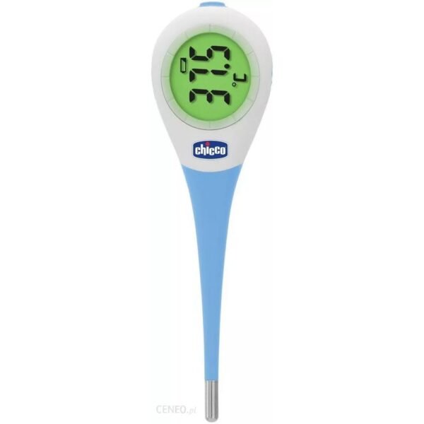 Thermometer designed to measure body temperature without turning on the light.