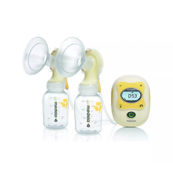 Yellow Medela Electric Breast Pumps.