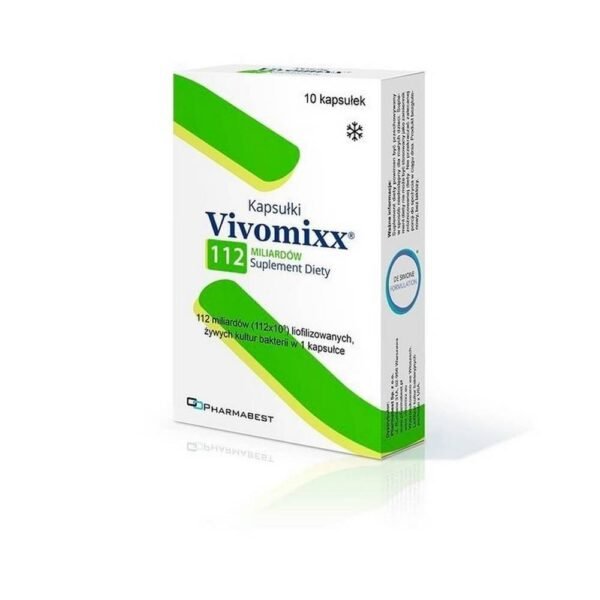 Vivomixx 112   contains 112 billion beneficial bacteria in one capsule, which help the intestines to function properly.