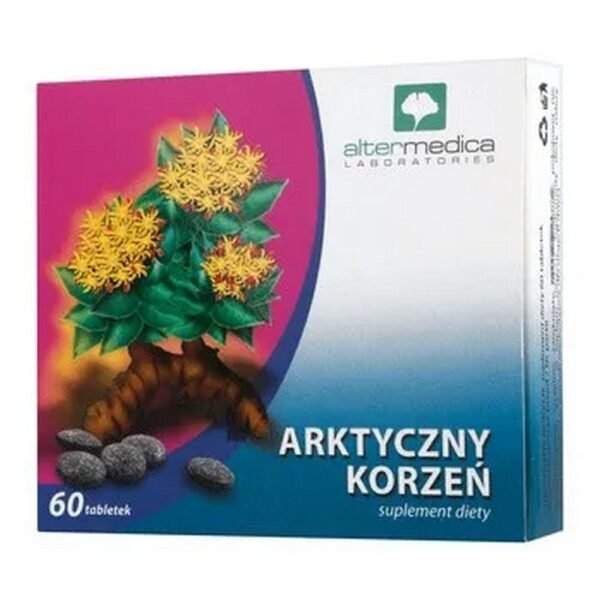 Arctic Root   – dietary supplement containing   Rhodiola rosea  root   . The product is intended for adults.