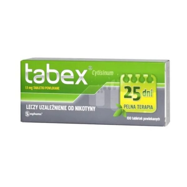 Tabex 1.5mg coated 100