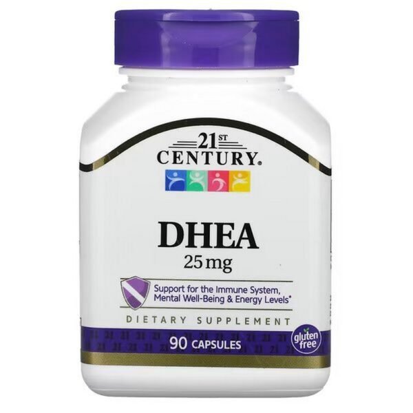 21st Century DHEA, 25 mg, 90 capsules