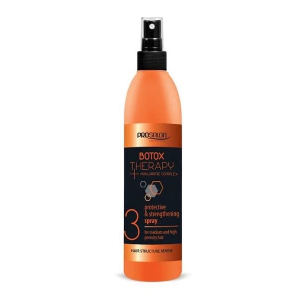 Enriched with hyaluronic acid, which effectively moisturizes dry and frizzy hair and prevents moisture loss during the day.
