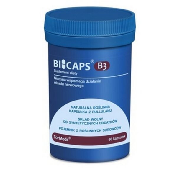 The supplement combines two fractions of vitamin B3: nicotinic acid amide (98%) and nicotinic acid (2%).