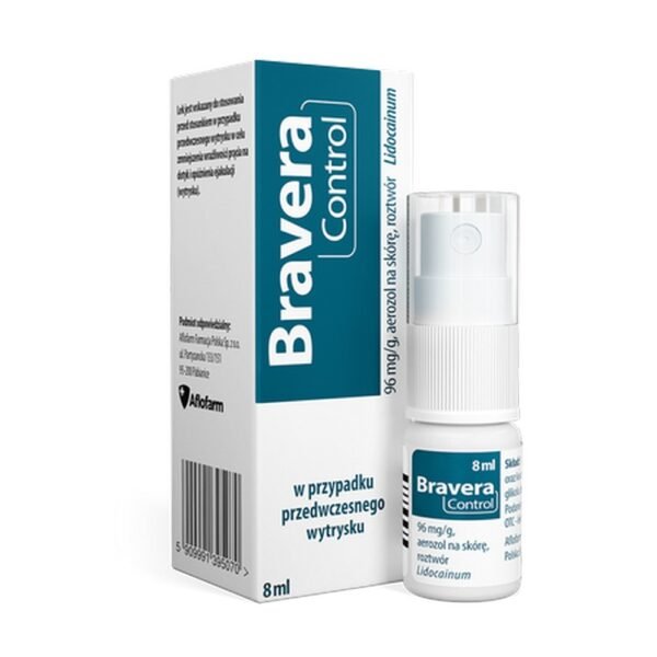 Bravera Control est une préparation indiquée à utiliser avant les rapports sexuels en cas d'éjaculation précoce chez l'homme de plus de 18 ans.