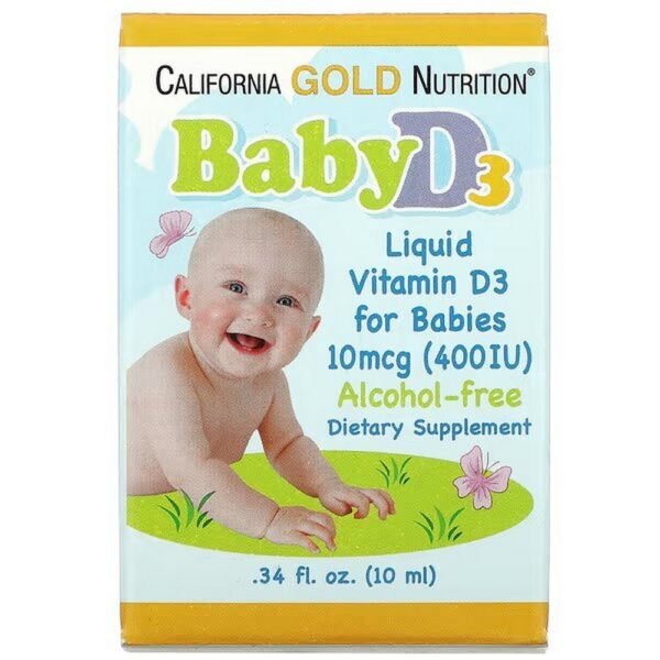 La vitamina D es esencial para el crecimiento saludable de los bebés, ya que ayuda a favorecer el desarrollo de huesos fuertes.