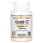 California Gold Nutrition Gold C™, 1000 mg contiene vitamina C de grado USP, respalda un sistema inmunológico saludable y el bienestar general