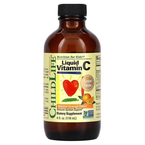 Para apoyo inmunológico y protección ambiental, use vitamina C ChildLife® diariamente como un antioxidante vital.