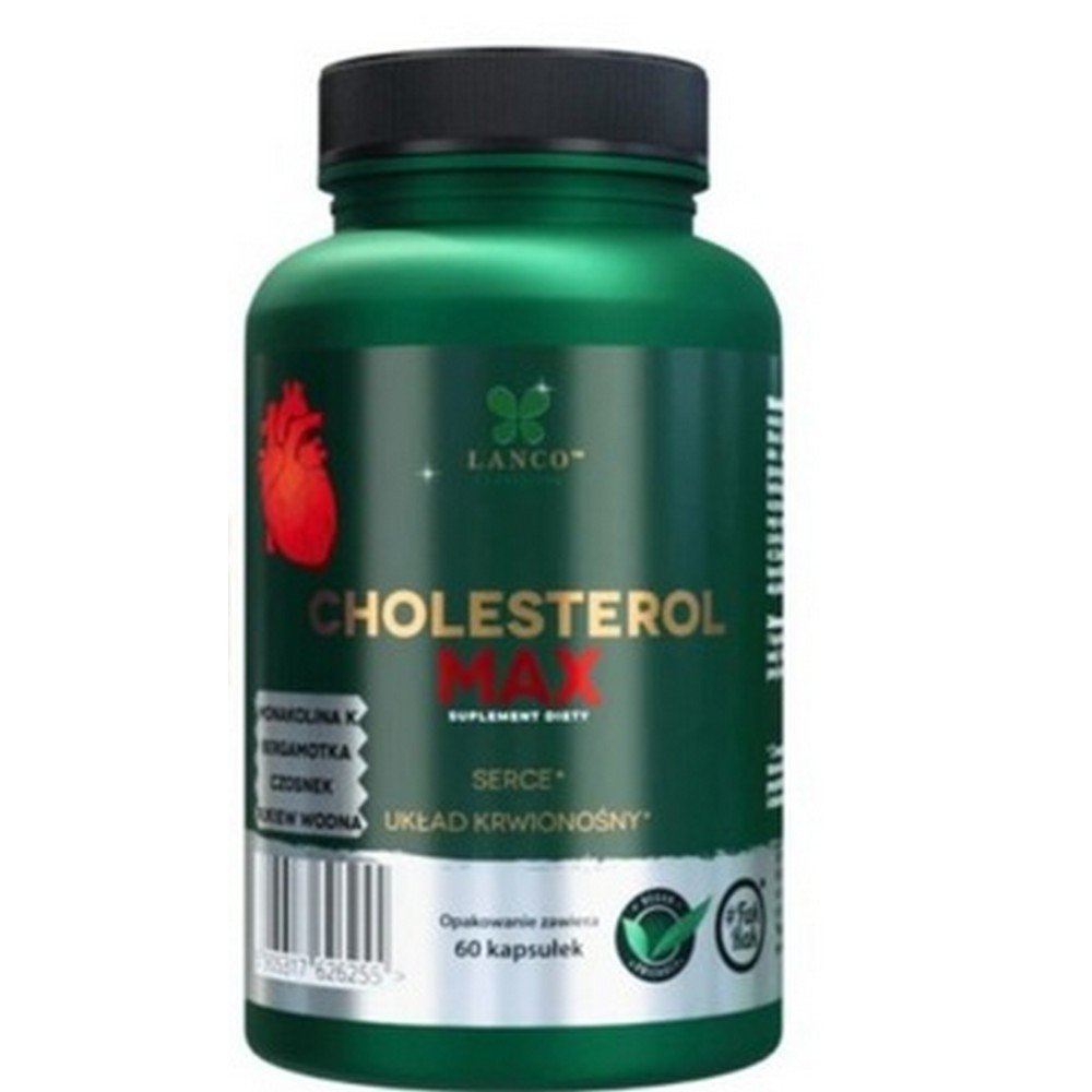 cholesterol max 60 capsules Рекомендации по применению: Рекомендуется употреблять по 1 капсуле в день, запивая большим количеством воды. Не превышайте рекомендуемую порцию для употребления в течение дня.