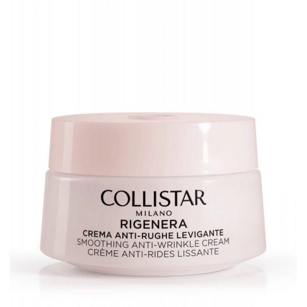 Anti-wrinkle smoothing face and neck cream from the Rigenera line by Collistar