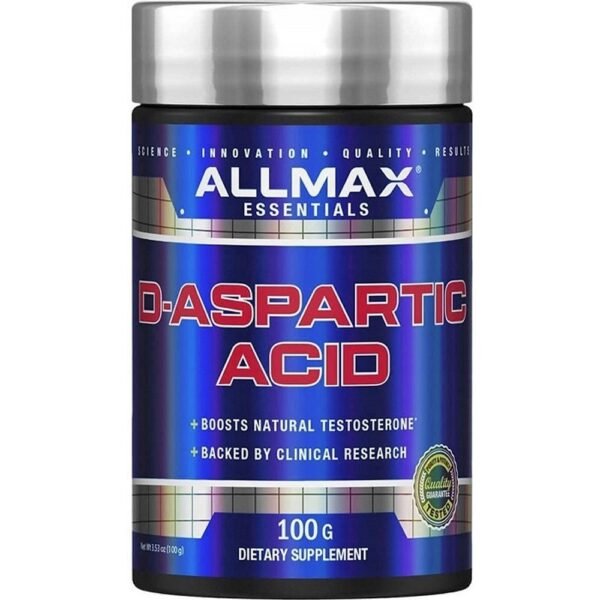 D-Aspartate (DAA) is a high-quality dietary supplement in powder form.