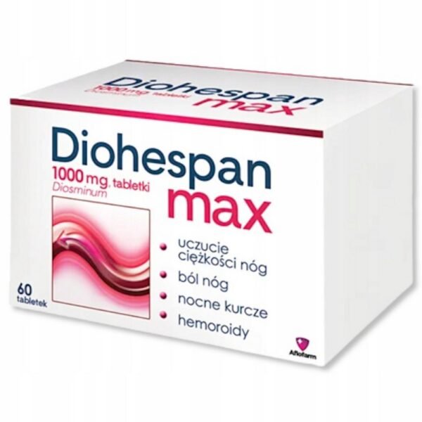 Diohespan max is a medicinal product in the form of tablets that increases the tone of venous vessels and has a protective effect on the vessels.