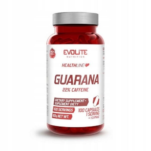 Evolite Guarana (22% Caffeine) 100 caps.