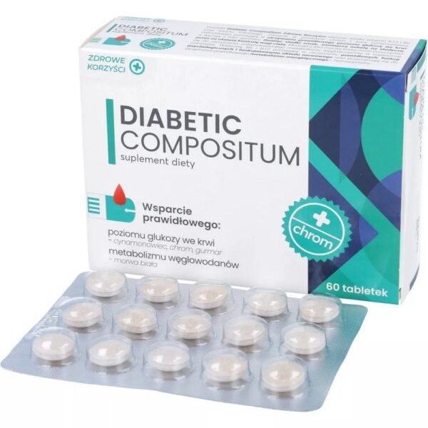 Diabetic Compositum dietary supplement contains, among others: cinnamon, chrome, white mulberry . The preparation is recommended for all people who want to supplement their daily diet with the above substances.