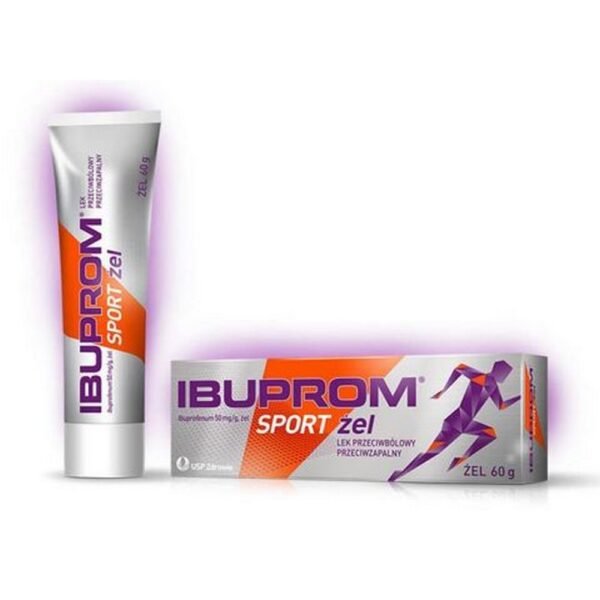 Ibuprom Sport gel 50mg/g is a medicinal product indicated for local use in the case of muscle and joint pain and post-traumatic pain. The gel contains an active substance from the group of non-steroidal anti-inflammatory drugs - ibuprofen.