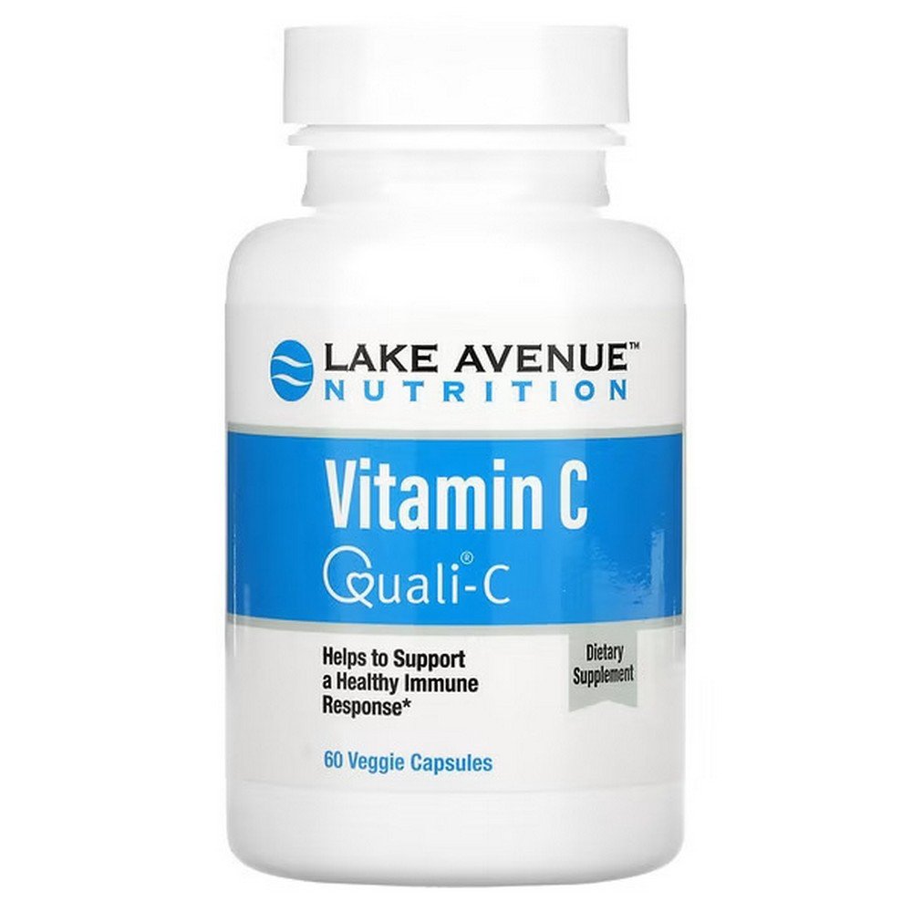 lake avenue nutrition vitamin c quali c 1000 mg 60 vegetarian capsules Lake Avenue Nutrition, Vitamina C, Quali-C Para un sistema inmunológico saludable