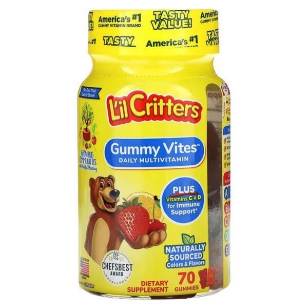 Daily Gummy Multivitamin para niños ayuda a apoyar el crecimiento y el desarrollo.