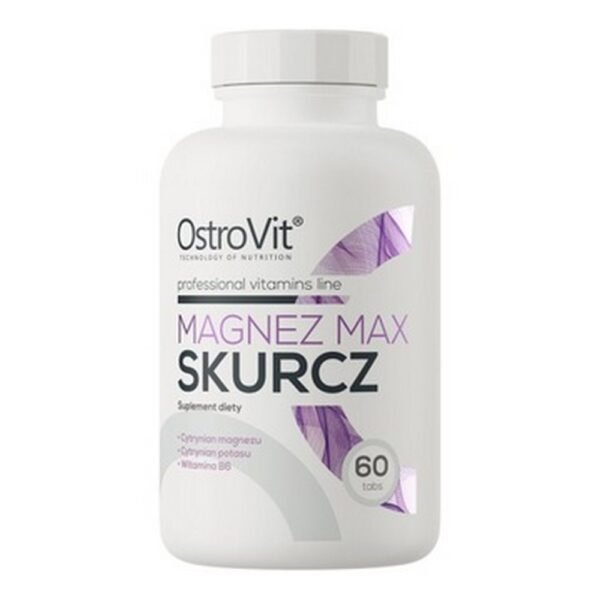 OstroVit Magnez Max Spasm is a dietary supplement that is a source of magnesium in a highly bioavailable form.