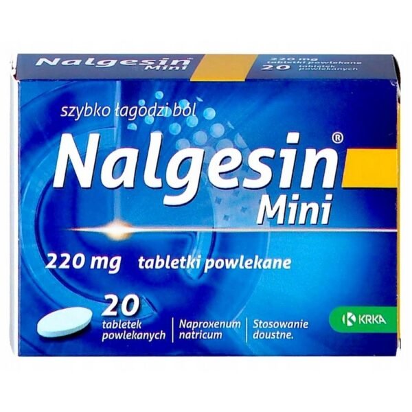 Nalgesin Mini has a pain-relieving and inflammation-relieving effect.