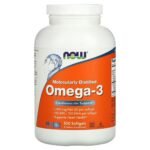 NOW Foods, Omega-3, 500 cápsulas blandas apoya la salud del corazón