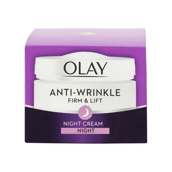 Cream that visibly reduces the appearance of fine lines and wrinkles overnight.