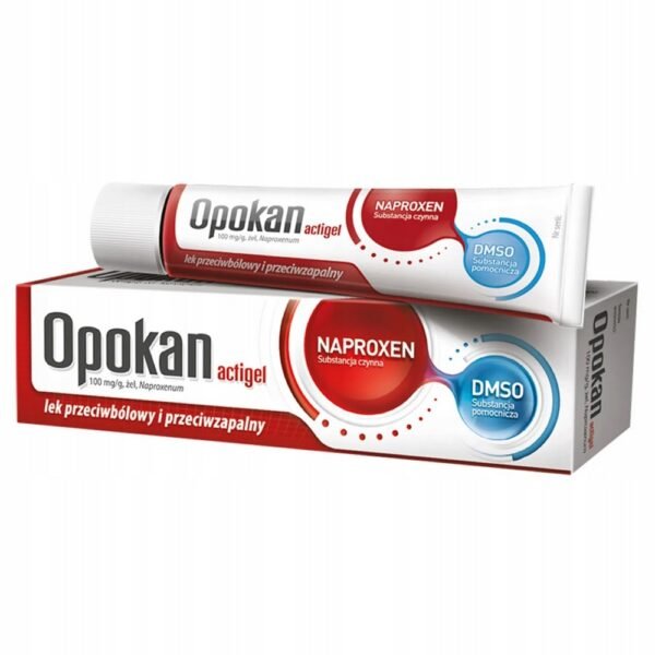 Opokan Actigel is an analgesic and anti-inflammatory drug in the form of a gel for use on the skin.