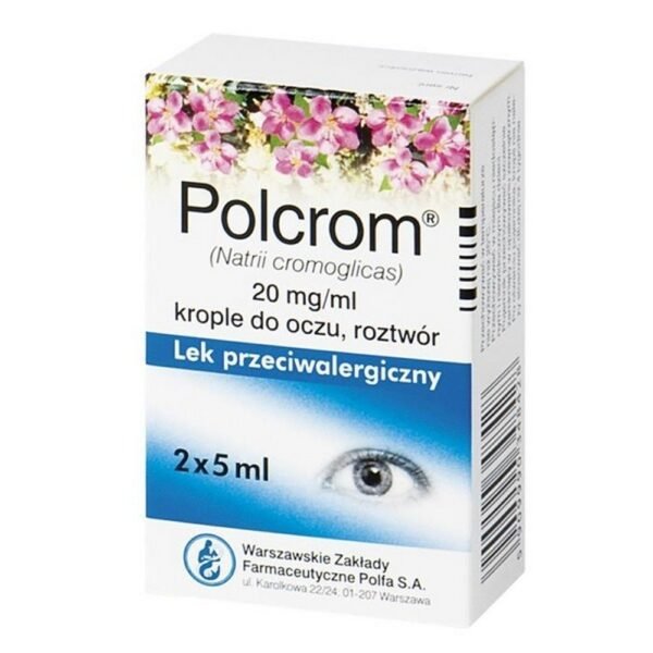 Polcrom, 20 mg/ml, eye drops - antiallergic, helpful in the treatment of conjunctivitis