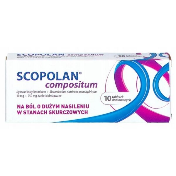 Scopolan compositum is a drug with antispasmodic, analgesic, anti-inflammatory and antipyretic properties, which is used in the short-term treatment of severe pain.