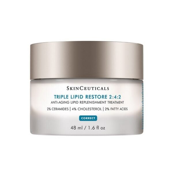 Anti-aging cream to restore lipid balance and nourish dry skin.