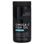 El aceite de pescado SR® Omega-3 contiene cantidades altamente concentradas de EPA y DHA en cada cápsula blanda y se deriva de pescado silvestre mediante sofisticados procesos de purificación y destilación molecular.