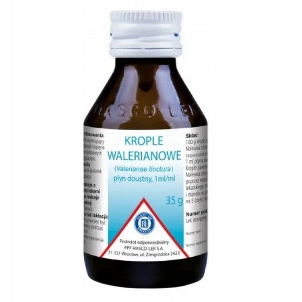 valerian drops 35 g 1 pc drops Action - Calming.