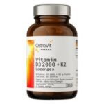 OstroVit Pharma Vitamin D3 2000 IU + K2 is a high-quality dietary supplement that is a source of vitamin D3 and vitamin K2, in the form of menaquinone-7-MK-7 best absorbed by the human body.