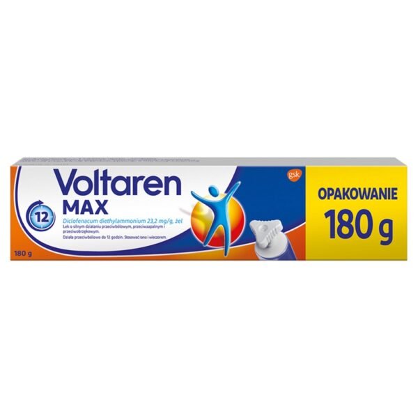 Voltaren Max - analgesic, anti-inflammatory and anti-swelling gel, capacity 180 g.