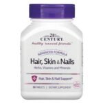 Support for hair, skin and nails