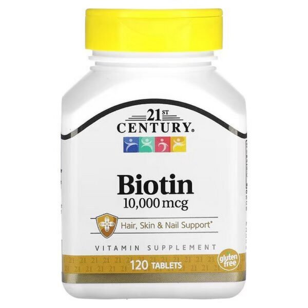 La biotine fait partie des vitamines du complexe B qui soutiennent la santé des cheveux, de la peau et des ongles.