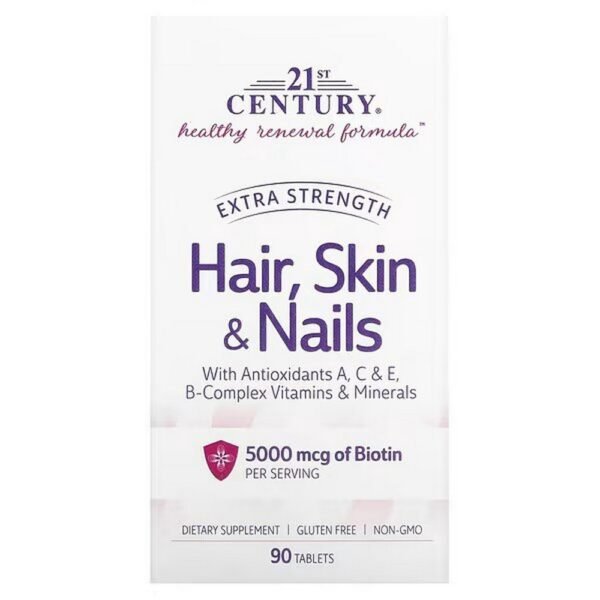 For maintaining healthy skin and hair and also promotes nail growth.