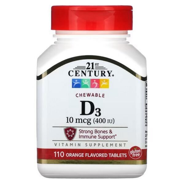 Maintains healthy bones, teeth and the immune system.