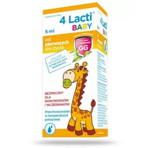 4 Lacti Baby - dietary supplement in the form of drops intended for use in children and infants.