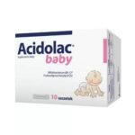 Acidolac Baby - a dietary supplement containing the Bifidobacterium BB-12 lactic acid bacteria strain and fructooligosaccharides (FOS).