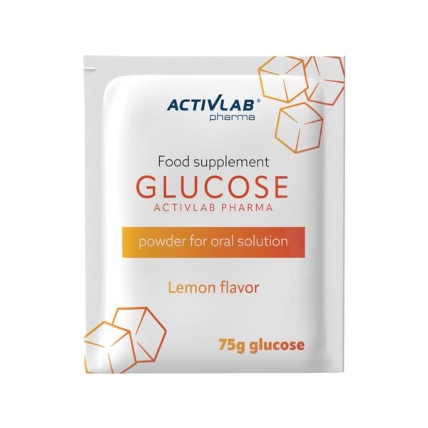 Lemon-flavored glucose ACTIVELAB PHARMA is recommended for fatigue and after exercise.