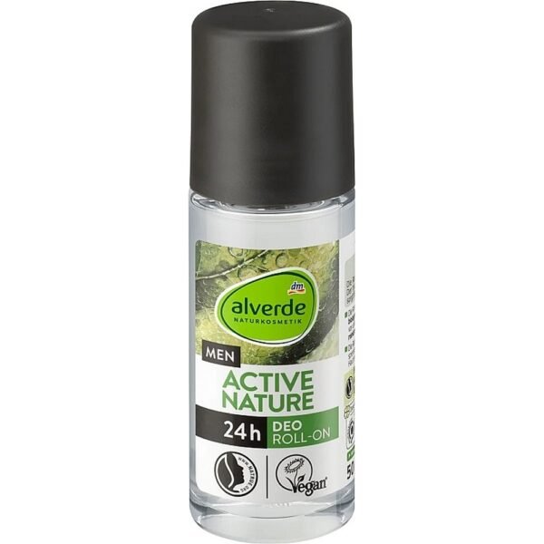 The Roll-On Active Nature from alverde MEN impresses thanks to its formula with gingko and bamboo extract.